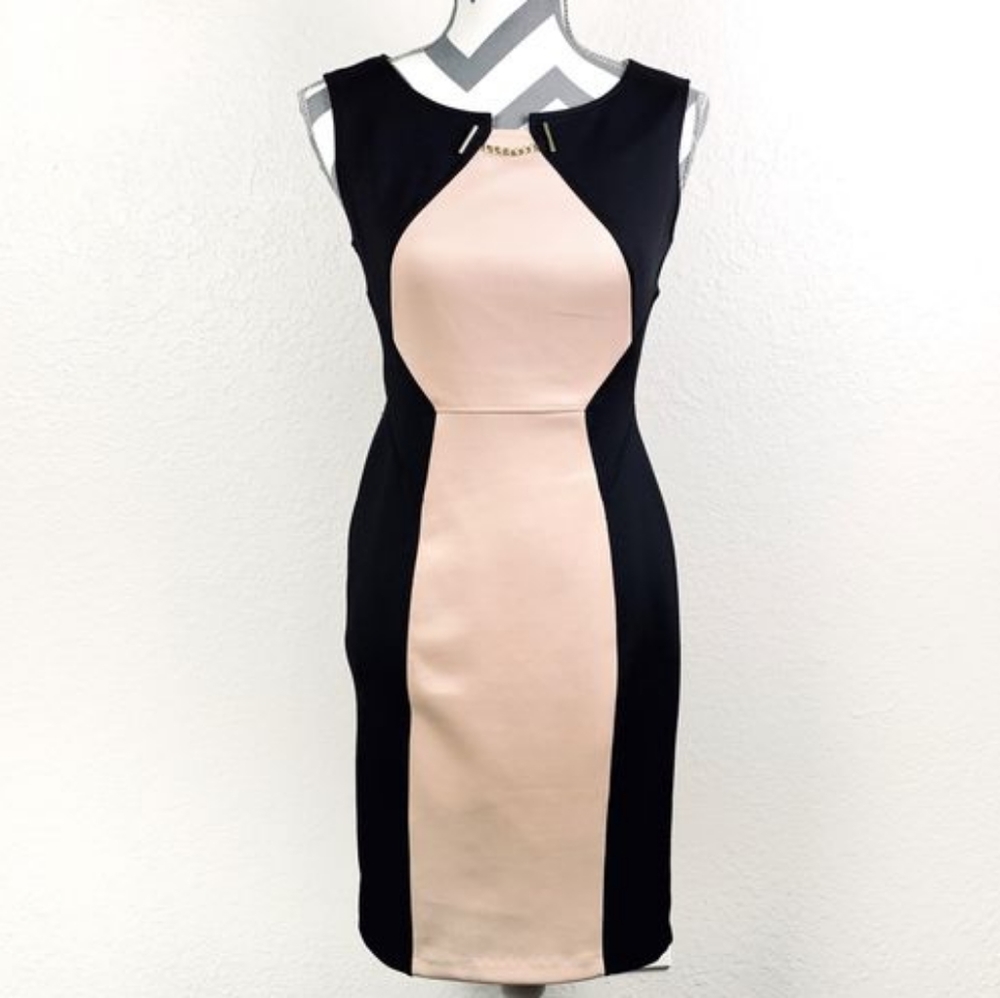 SOLD Enfocus Studio Colorblock Dress